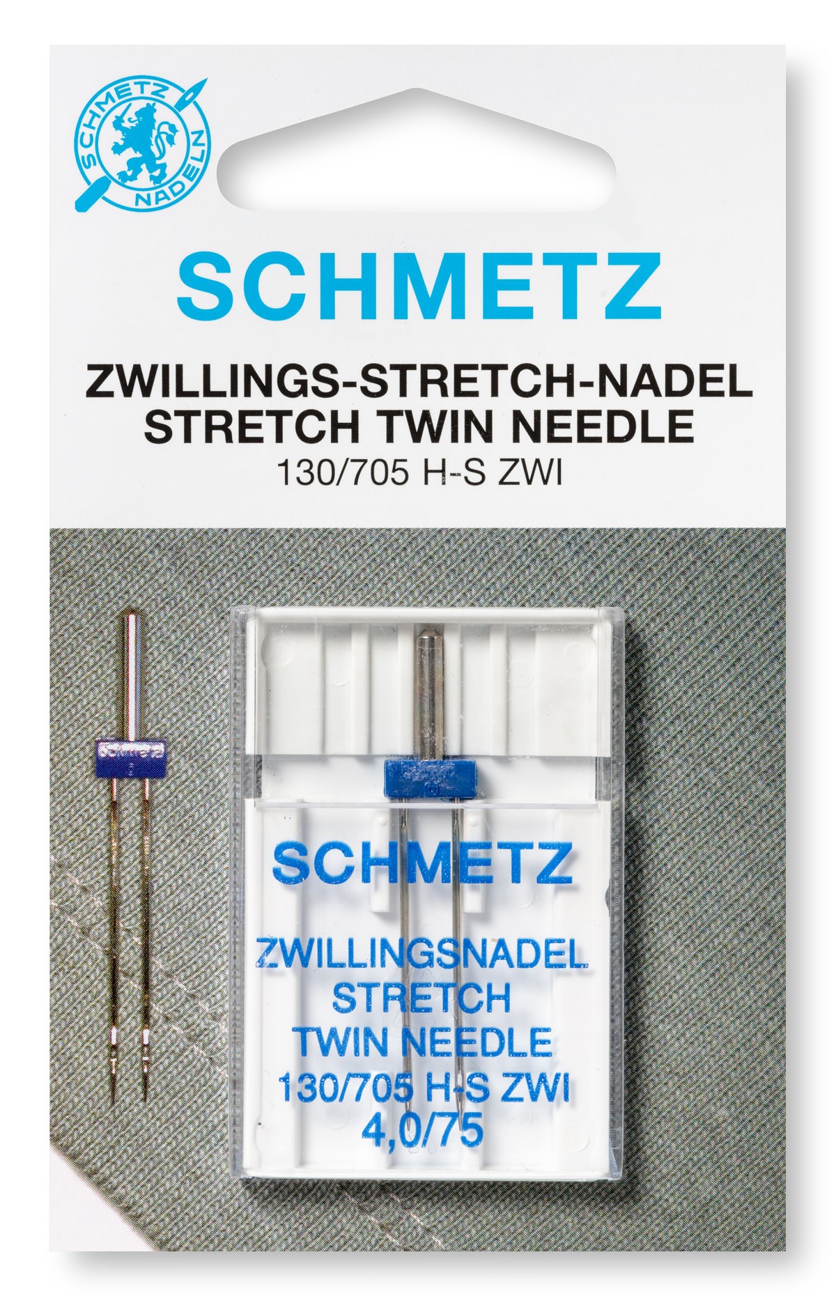 schmetz stretch twin needle 130 705 H-S ZWI 4mm