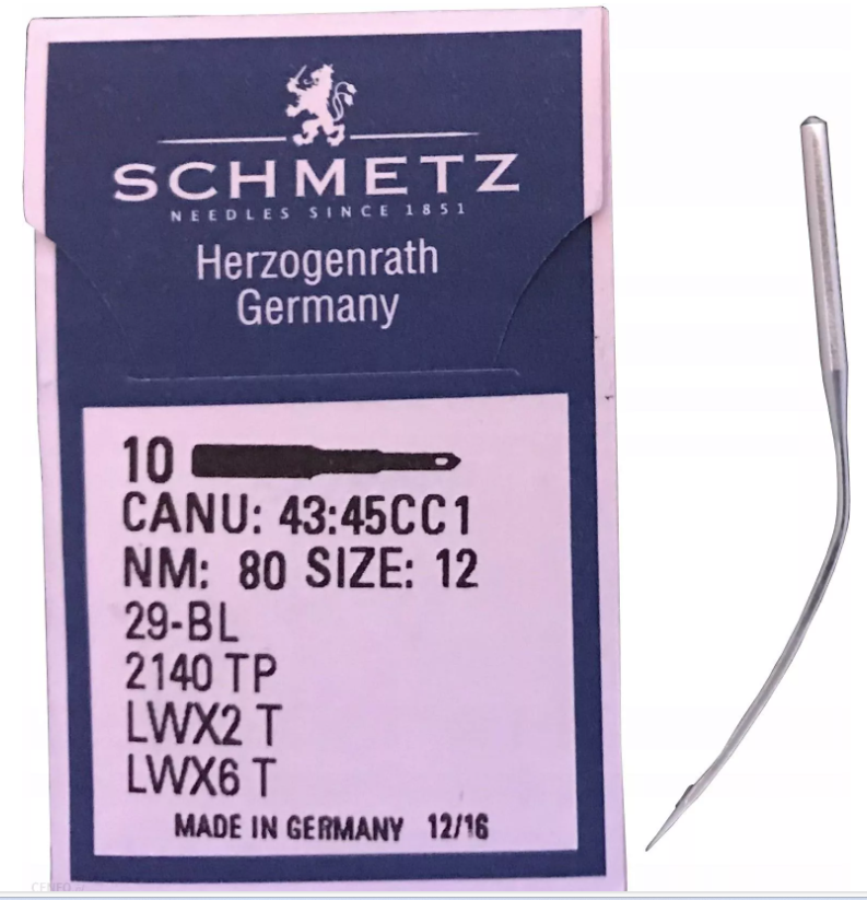 Schmetz blindzoomnaald 2140TP 80nm (10stuks)